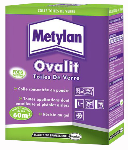 Colle Ovalit Toile De Verre 1kg