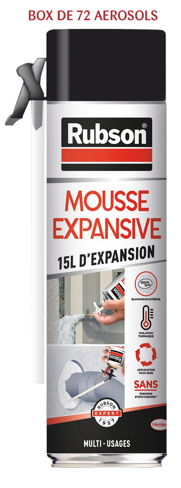 Mousse Multi-Usages 15L d'Expansion 500 ml BOX de 72