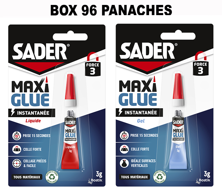 Box de 96 Maxiglue Mixte Gel/Liquide 3 g