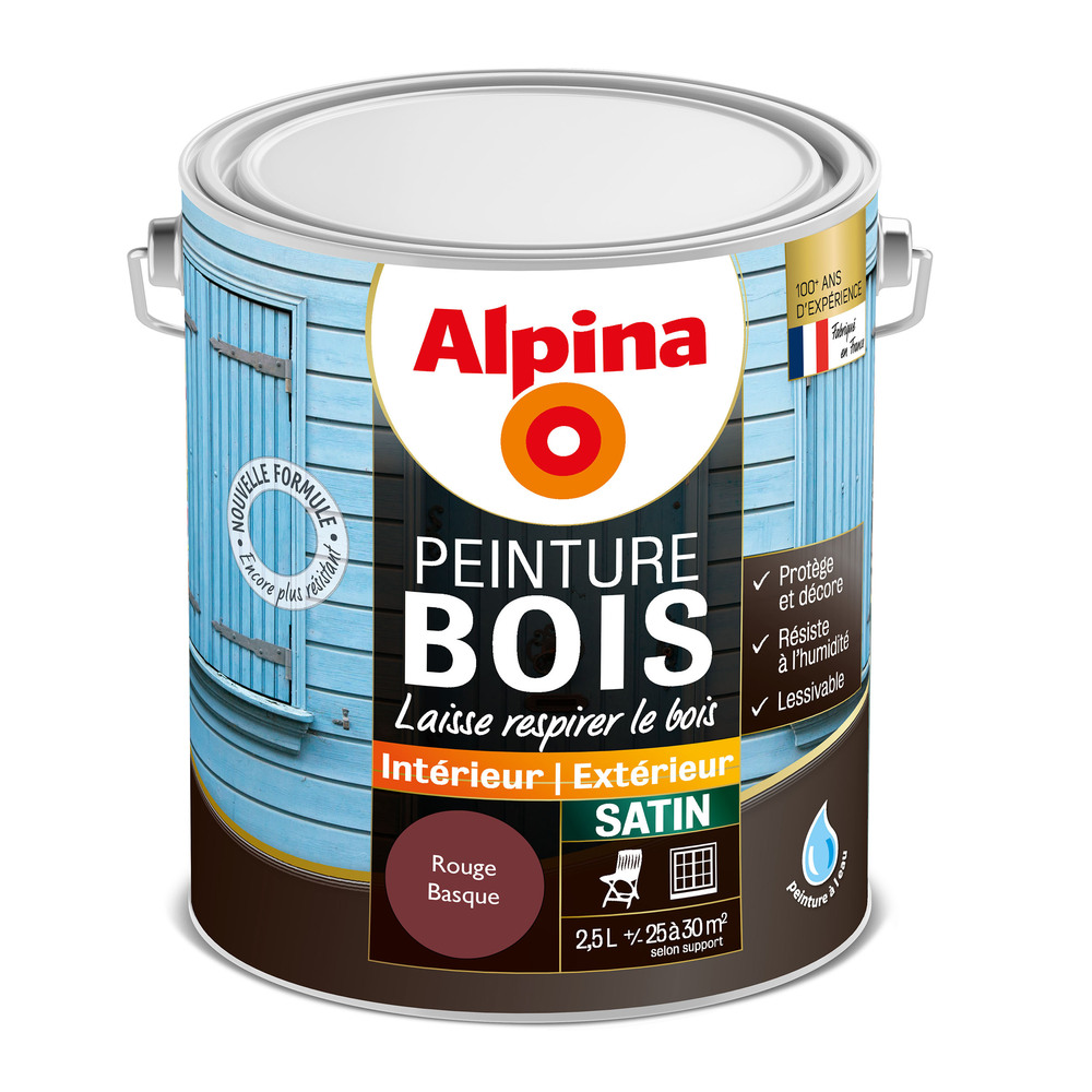 Alpina Peinture Bois Satin 2.5L