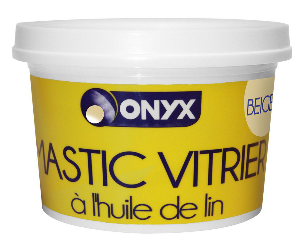 Mastic vitrier à l'huile de lin beige 5kg