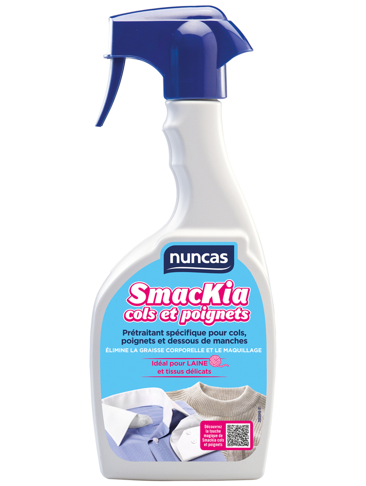 Smackia Détachant Cols et Poignets Pulvérisateur 500 ml