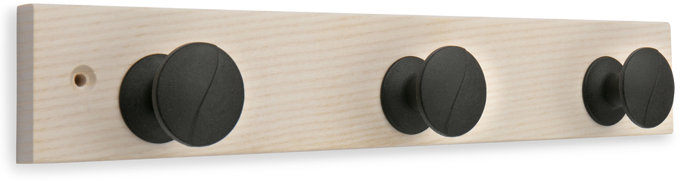 Portemanteau 3 Têtes Frêne Massif