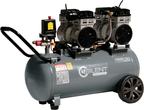 Compresseur à Piston SILENT 16 m³/H 50 Litres