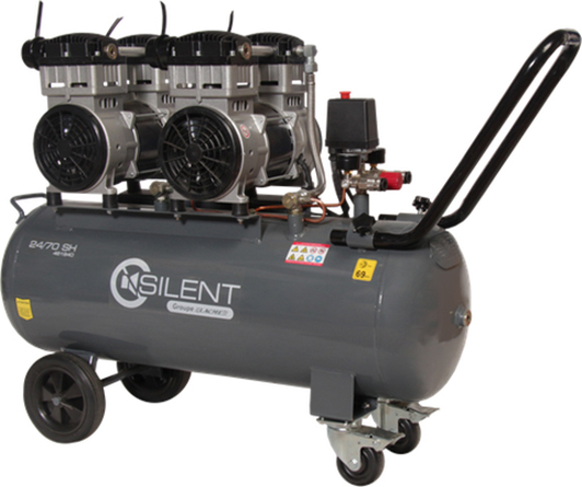 Compresseur à Pistons SILENT 24 m³/H 70 Litres