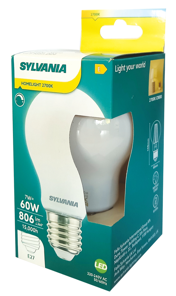 Ampoule Dépolie LED E27 Blanc Chaud Dimmable