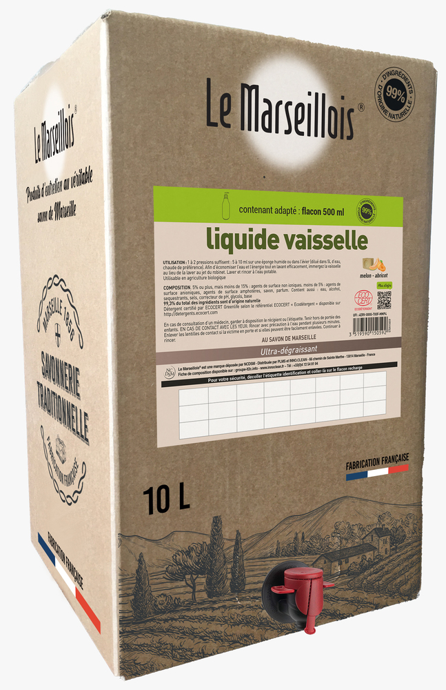 Liquide Vaisselle Main Ecocert Bib 10L