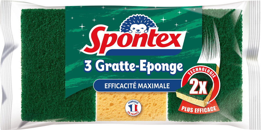 Lot de 3 Gratte-Éponge