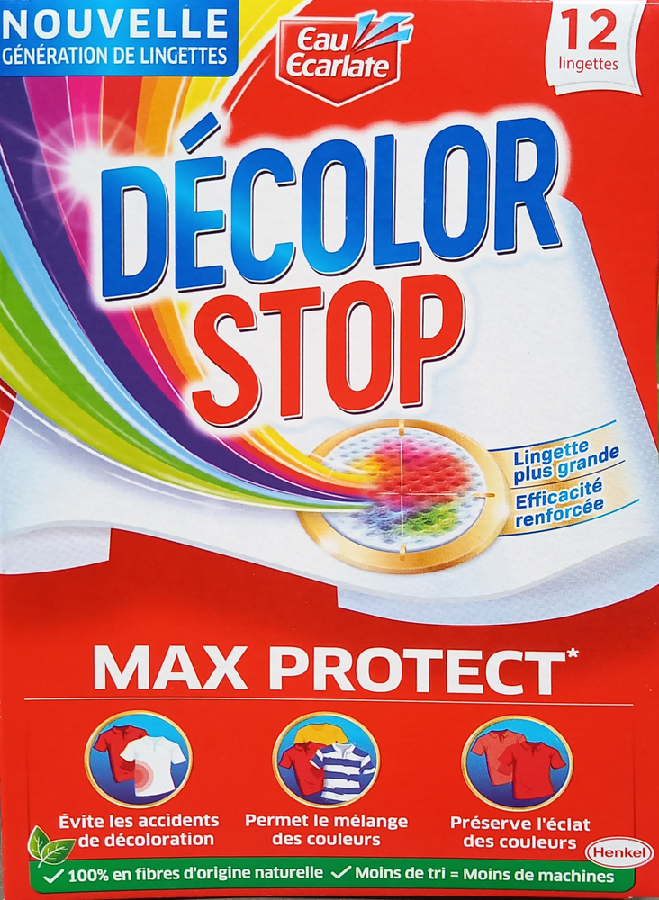 12 Lingettes Décolor Stop