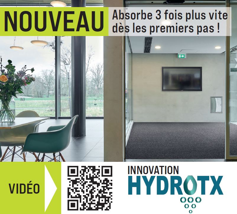 Carton de 12 Dalles Fuji Hydro TX Noir 50 x 50 cm - Soit 3 m²
