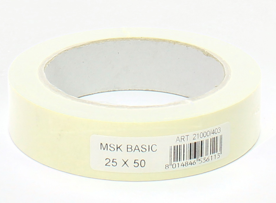  Adhésif de Masquage Basic Blanc 25mmx50m