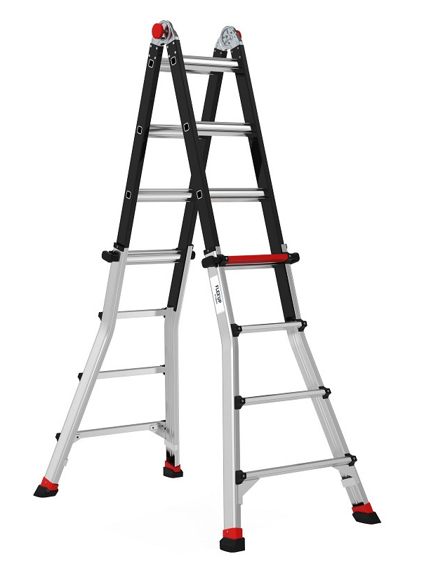 Échelle articulée multi-usage Flex'Up 4x4 échelons en aluminium
