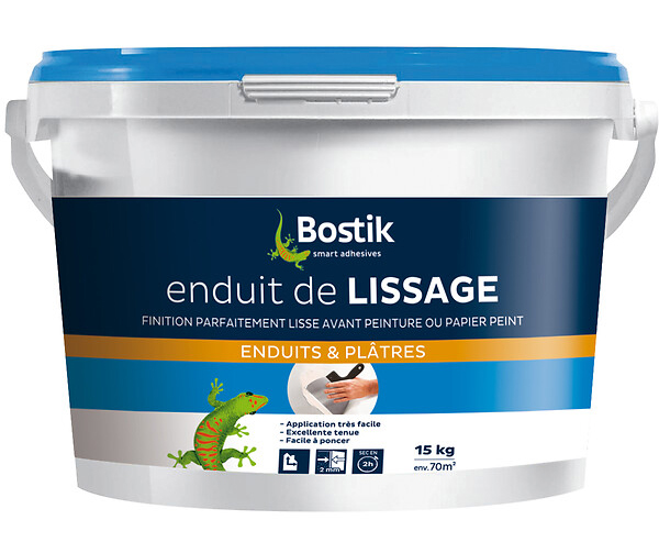 Enduit de lissage pâte 15kg