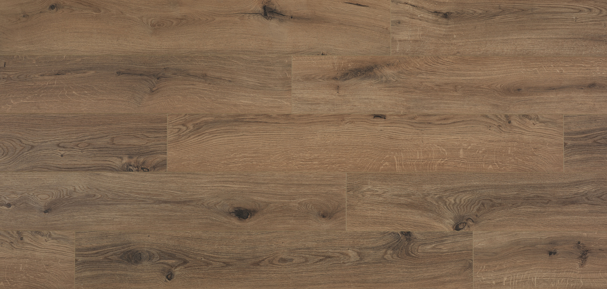 Parquet stratifié Chamois Noyer, décor bois noyer clair pour sol intérieur