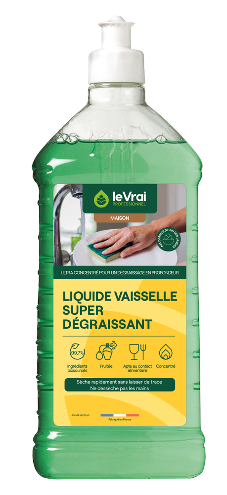 Liquide Vaisselle Super Dégraissant 1L