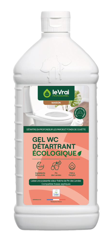 Gel WC Détartrant Ecologique 1L