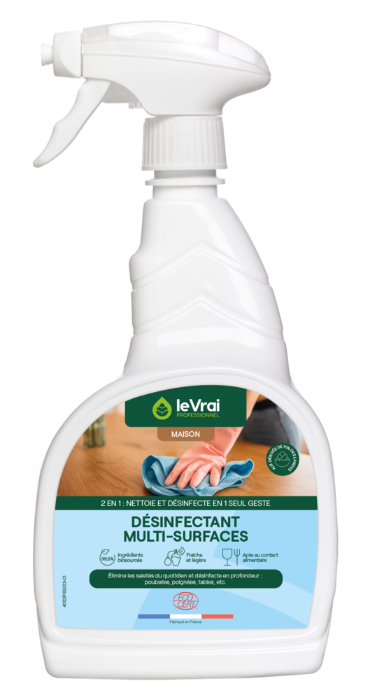 Désinfectant Multi-Surfaces Pistolet 750ml