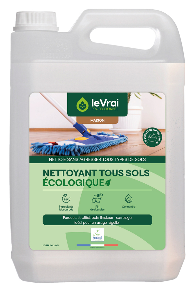 Nettoyant Tous Sols Ecologique 5L