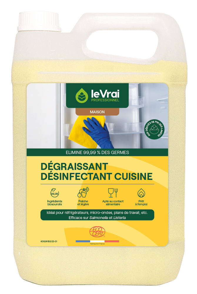 Dégraissant Désinfectant Cuisine 5L