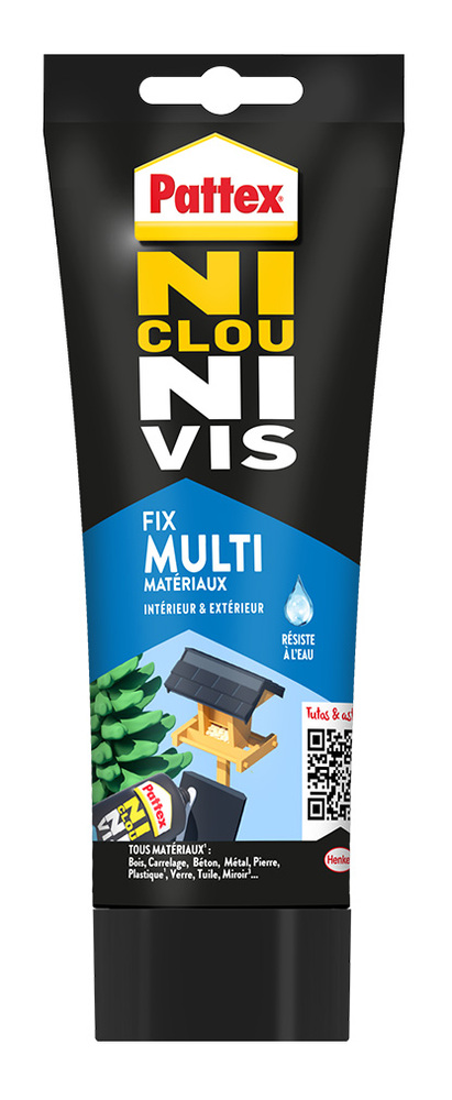 Ni Clou Ni Vis Fix Multi Matériaux Tube 334g