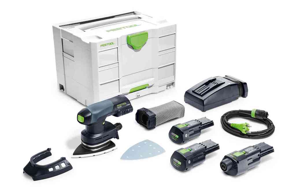 Ponceuse professionnelle électroportative Delta Hybride DTSC 400 3.0 I-Set avec patin triangulaire
