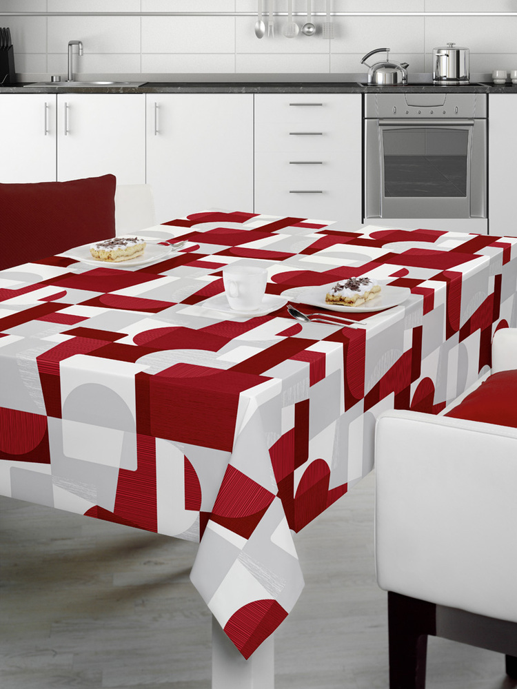 Toile cirée Déco Nuance Rouge 140 cm x 20 m, facile d'entretien