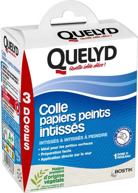 Colle pour papiers peints intissés en doses 150 g, application facile.