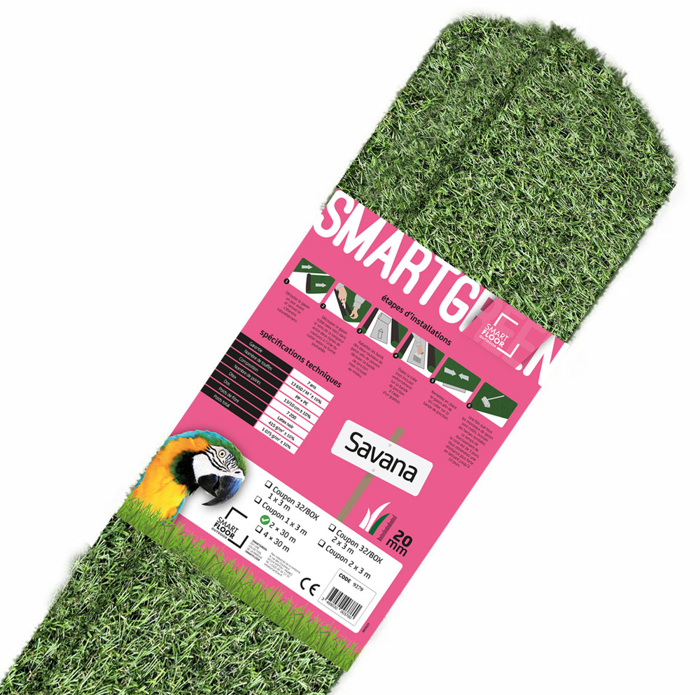 Gazon Synthétique 20 mm Savana à La Coupe 