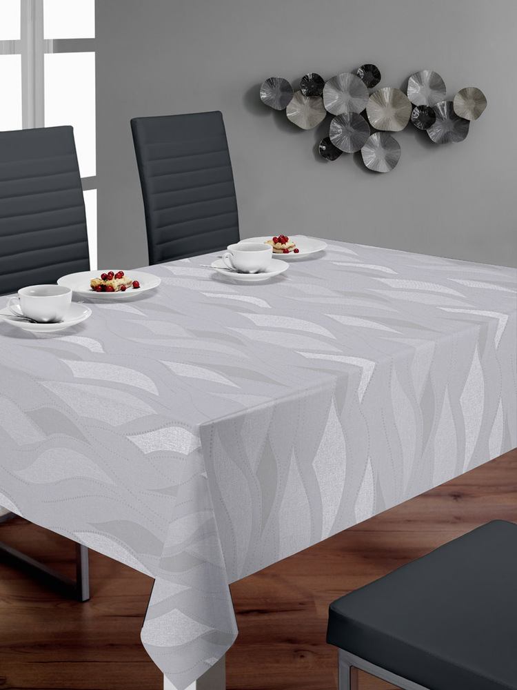 Toile Cirée 140x240 Sabine Argent sur Cintre