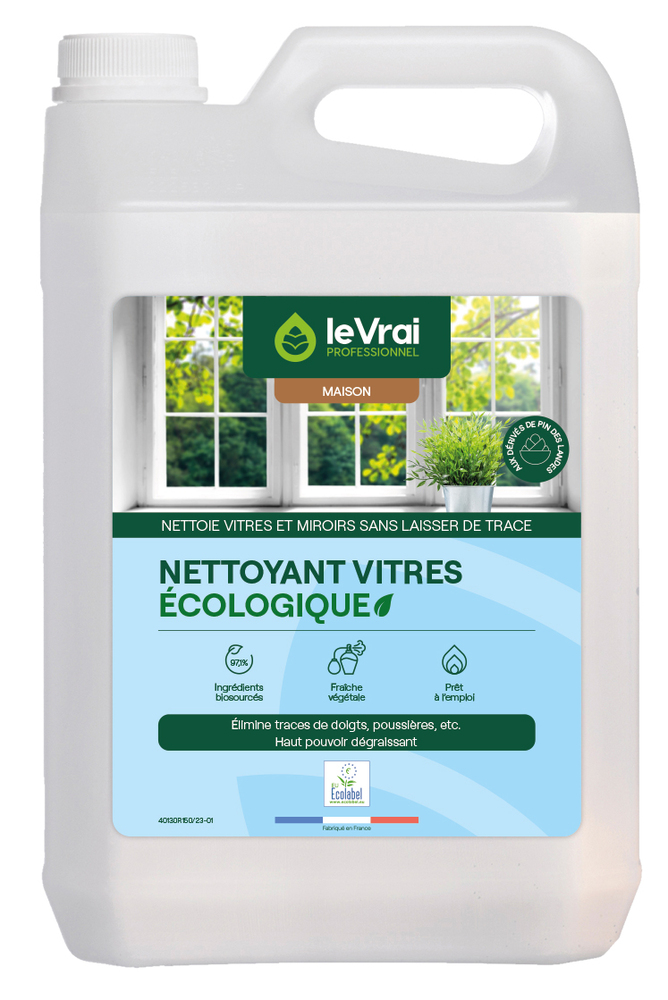 Nettoyant Vitres et Surfaces Ecologique 5L