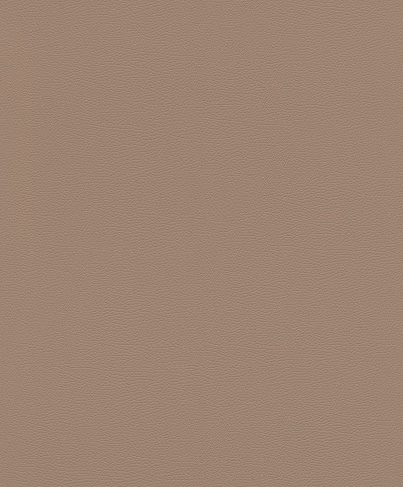 Papier peint vinyle grainé sur intissé uni craquelé couleur marron glacé avec aspect cuir