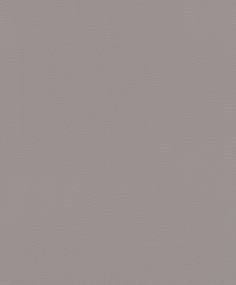 Papier peint vinyle grainé sur intissé, motif uni craquelé effet cuir gris, idéal pour une ambiance loft.