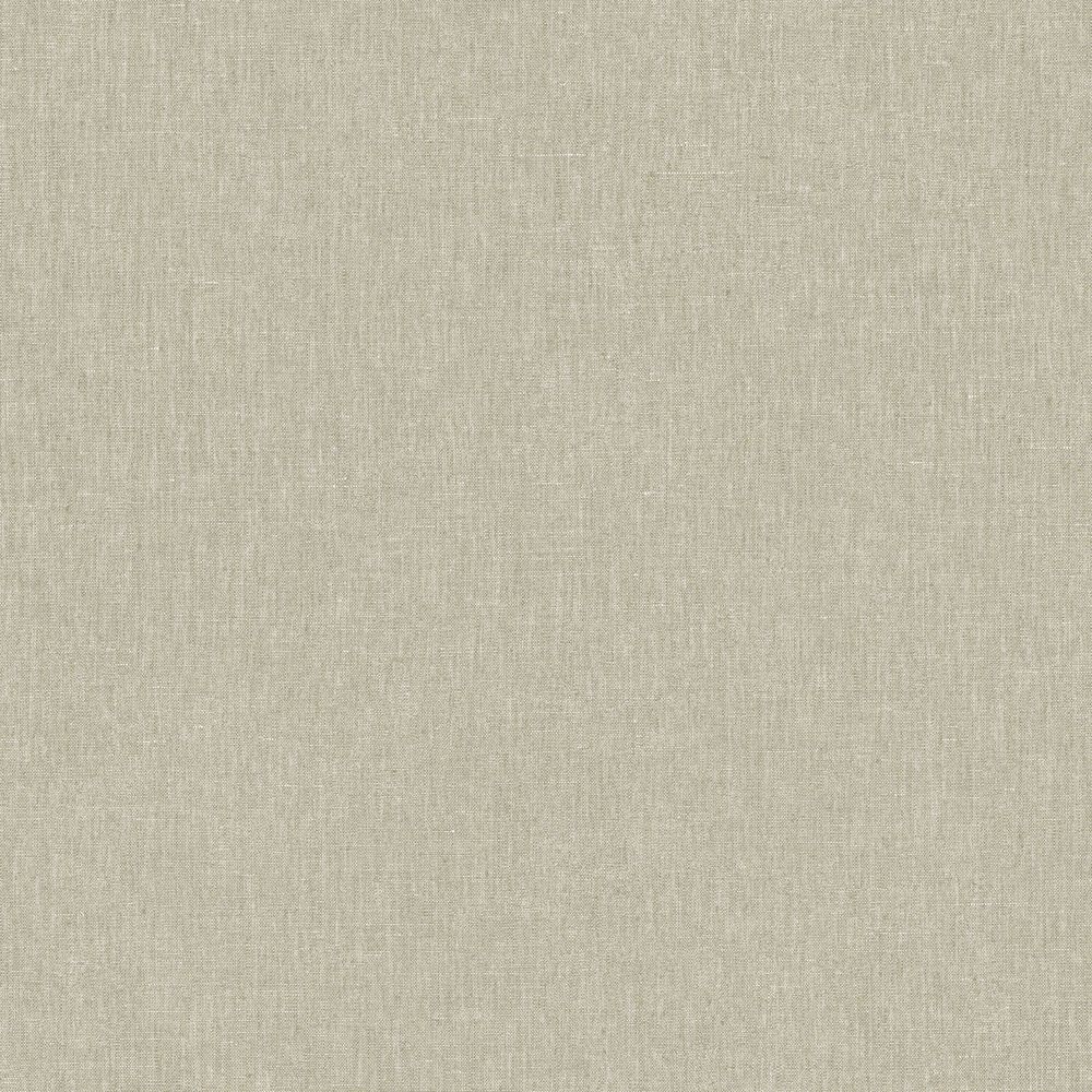 Papier peint vinyle sur intissé uni beige foncé, texture effet lin, référence 3365