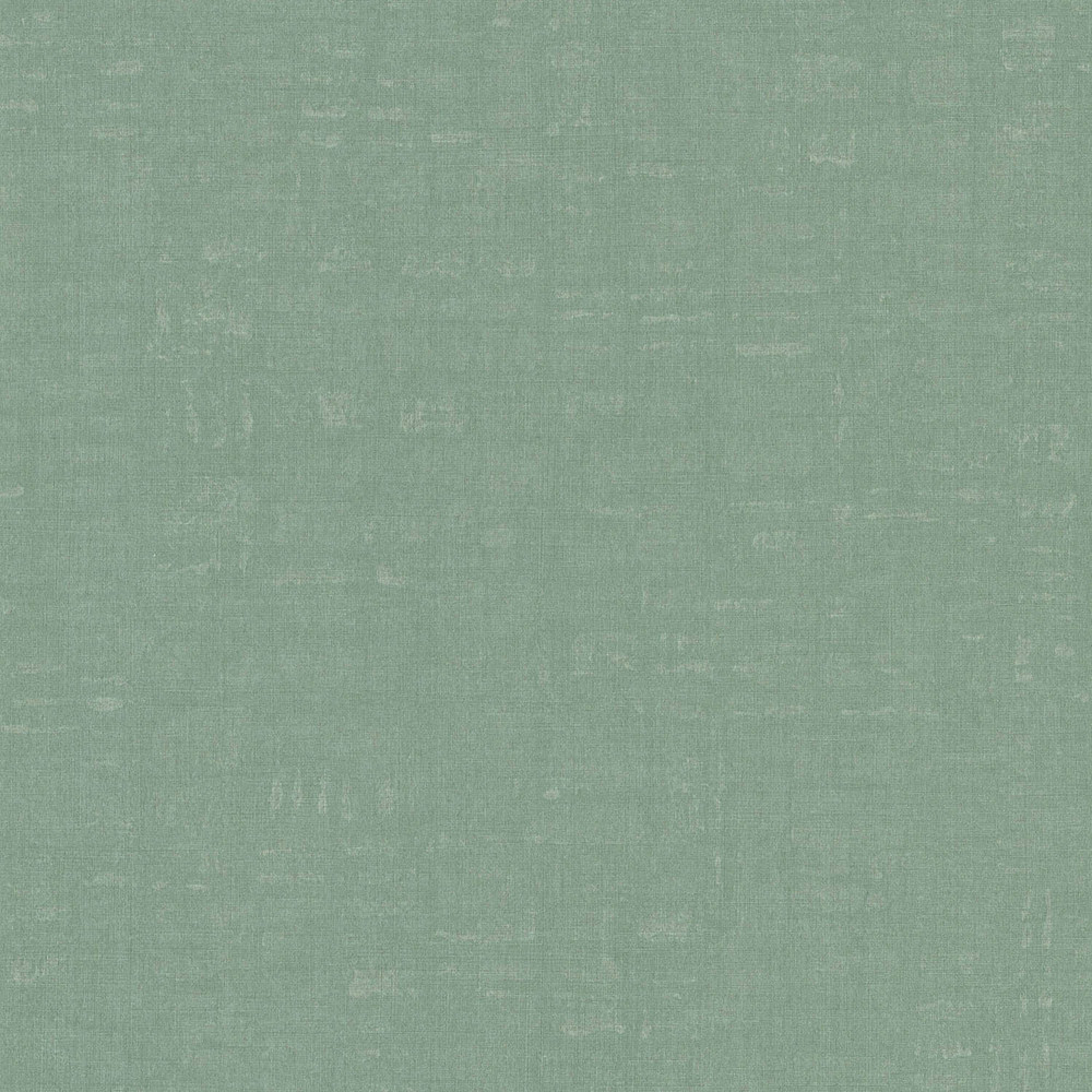 Papier peint vinyle sur intissé uni cérusé vert lichen avec finition mate