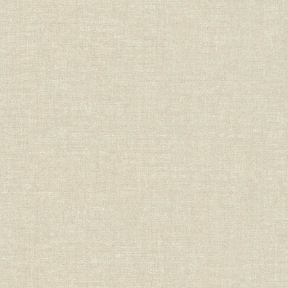 Papier peint vinyle sur intissé uni cérusé écru avec texture subtile