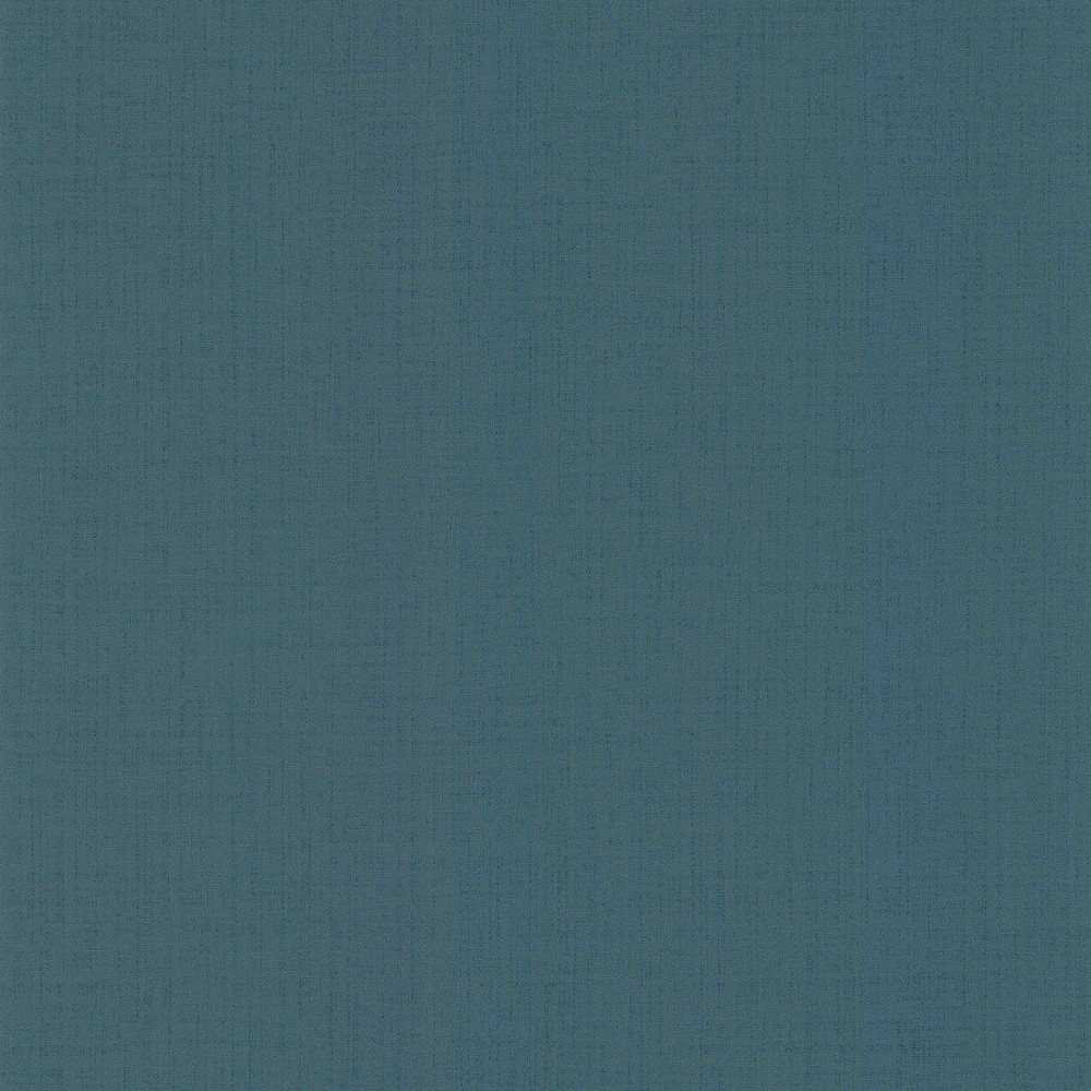 3514 - Papier Peint Vinyle Sur Intissé Uni Rétro Bleu