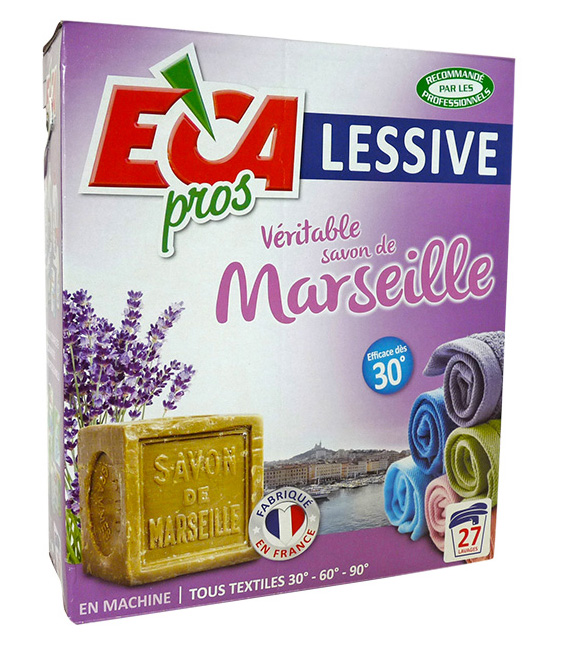 Lessive textile Linge au Savon de Marseille 2.97 kg pour machine à laver