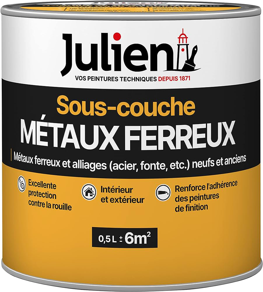 Sous-Couche Métaux Ferreux Blanc 0.5L