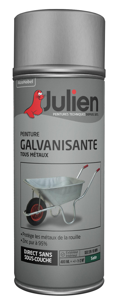 Peinture Galvanisante 400ml Satin