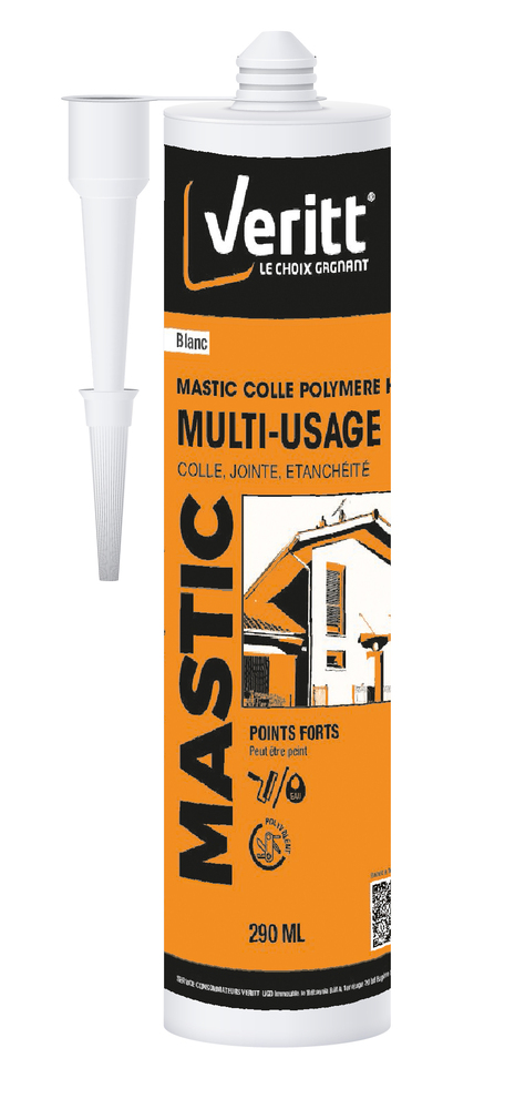 Mastic Colle Polymère Multi Usage 290 ml