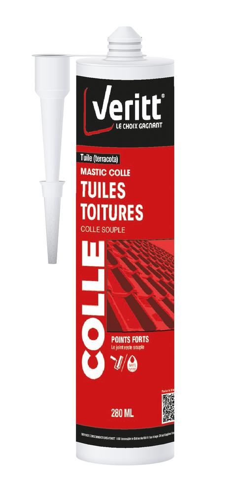 Mastic Colle Tuiles Toitures 280ml