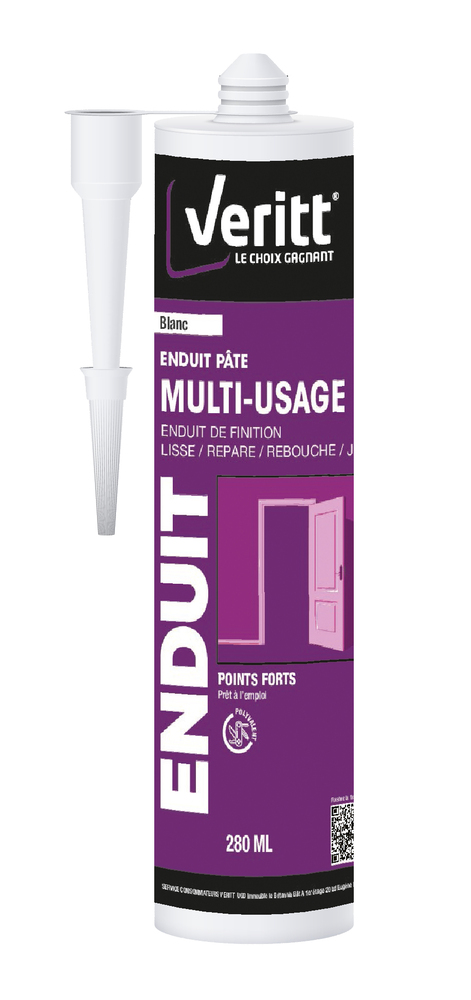 Enduit de Finition Multi Usage Blanc 280 ml