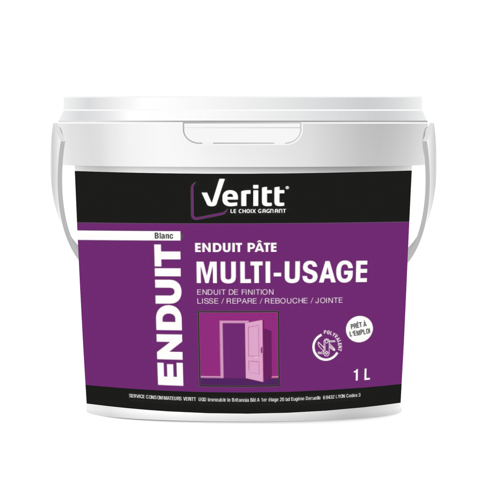 Enduit de Finition Multi Usage Blanc Pot 1L 