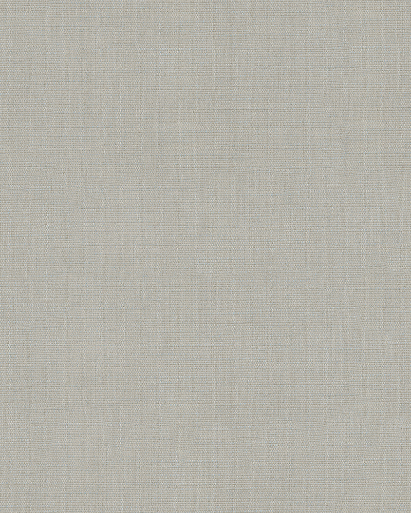 Papier peint vinyle sur intissé gris clair avec texture toile fine, référence 3403