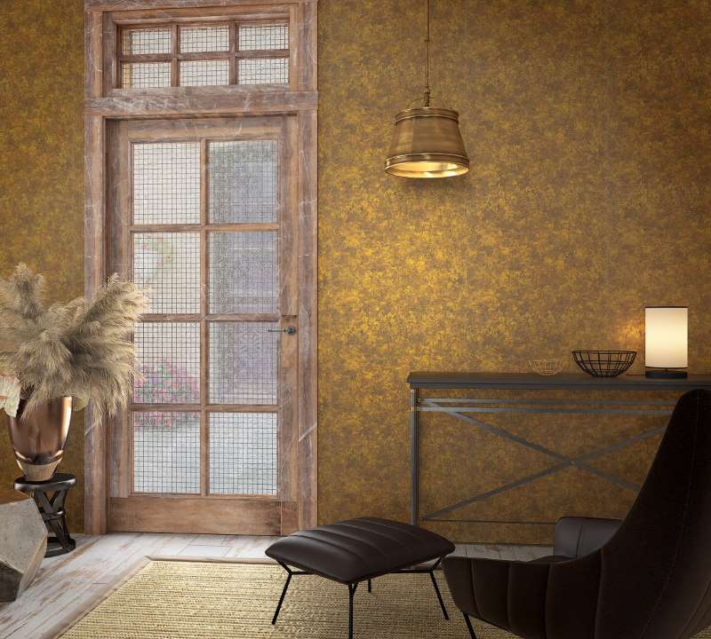 Collection de papiers peints Energy, présentant des motifs dynamiques et des couleurs vives pour dynamiser un intérieur moderne.