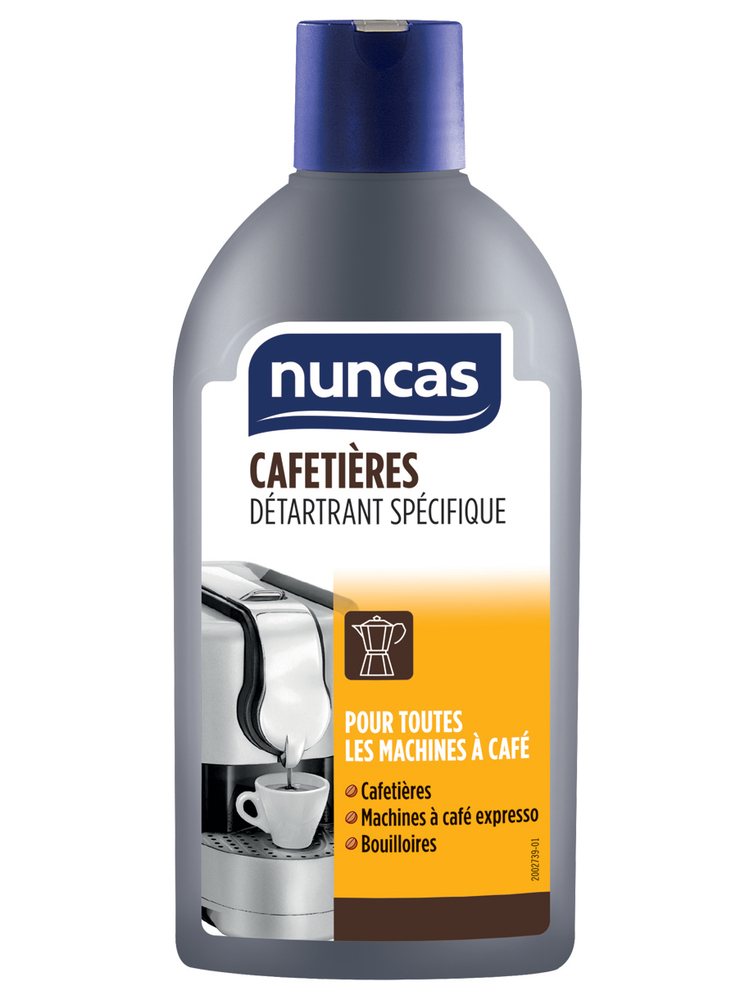 Nettoyant détartrant liquide 250 ml pour cafetières et machines à expresso