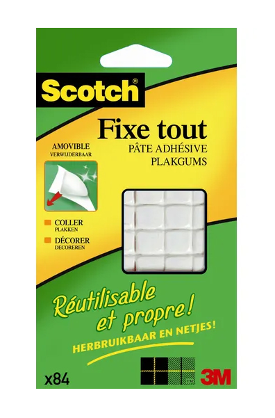 Fixe Tout Pâte Adhésive Blanche