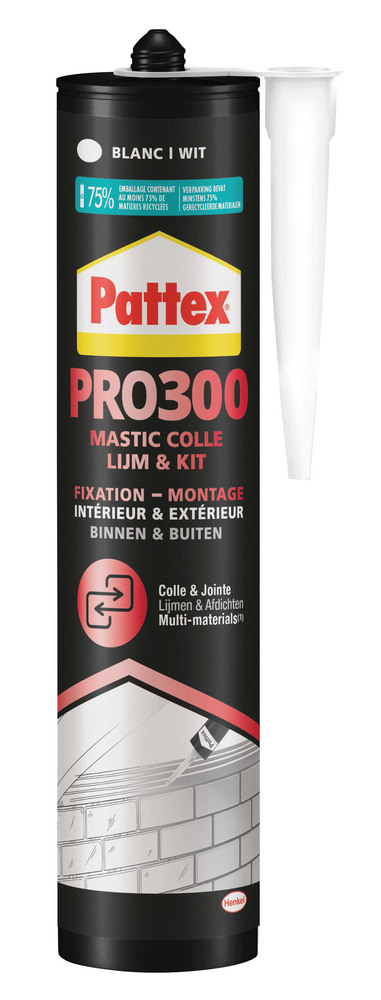 Mastic Colle PRO300 Fixation Blanc 410g