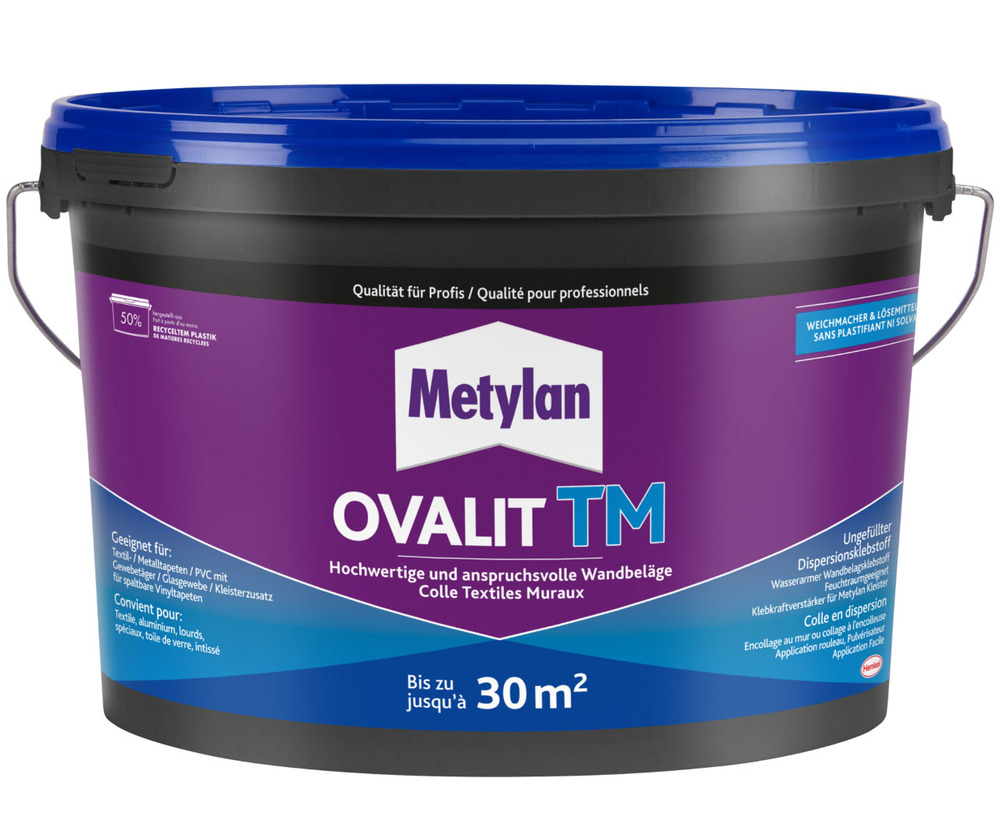 Colle Textiles Muraux Ovalit TM 5 kg