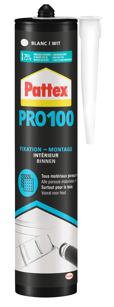 Colle Acrylique PRO100 High Tack Blanc 380g